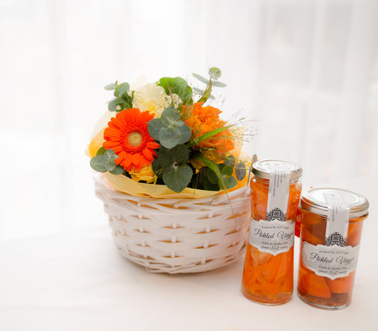 母の日*フラワーアレンジメント*ピクルドベジー選べる2本SET